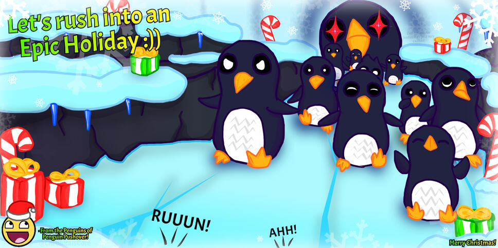 Look at the cute penguins!